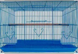 Durable Blue Bird Cage for Small Pets
