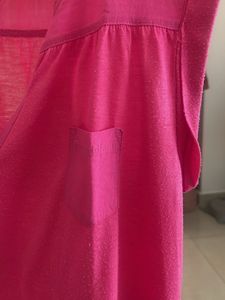 Ladies T shirt, pink, sleeveless
