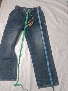 Wide Leg Denim Pants