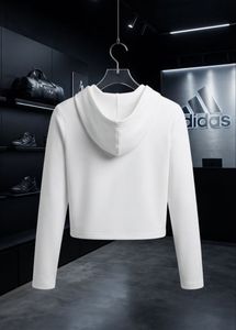Adidas Cropped women's sports Hoodie