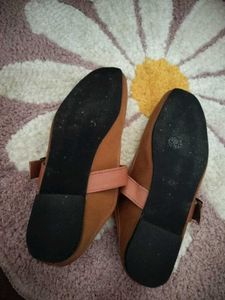 Comfortable Brown Ballet Flats