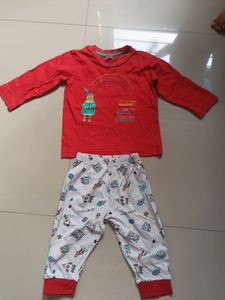 Kids T Shirt Payjama Set