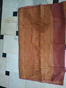 Elegant  paper Silk Saree with weave print border