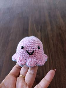 Crochet reversible toy octopus