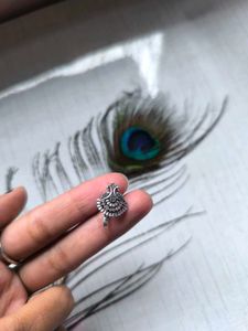 Navratri Special Silver Oxidized Nose Pins (3)