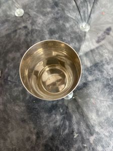 set of 10 steel glass