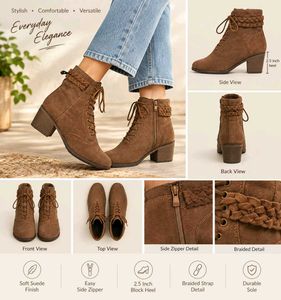 Suede Leather boots