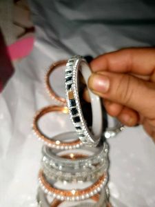 Sparkling Stackable Bangles Set 10