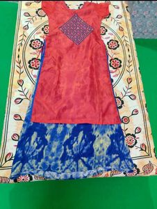 🌸 Elegant Double layer one piece Kurta set 🌸