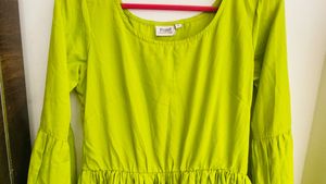 Green Skater Dress - Stylish &amp; Fun