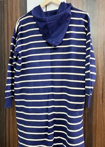 Striped Hoodie Dress