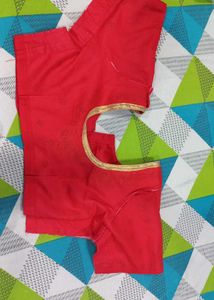 Red Embroidered Blouse