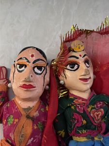 Vintage Handcrafted Indian Dolls