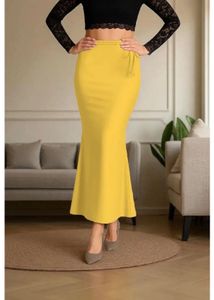 Elegant Yellow Fishtail Petticoat