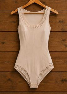 New Expensive Lace Trim Bodysuit