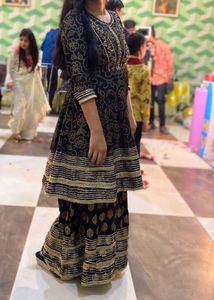 Black & Gold sharara