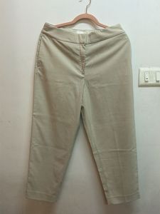 Classic Beige Cropped Trousers