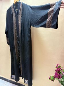 imported Black Abaya with Embellishments