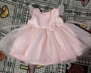 Sparkly Pink Baby Dress