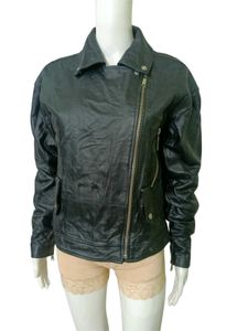 Black Genuine Leather Biker Jacket