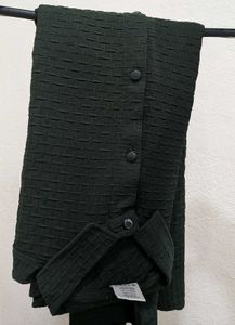Textured Dark Green Shirt