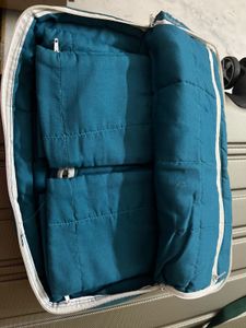 Quilted Fish Design Cosmetic Bag