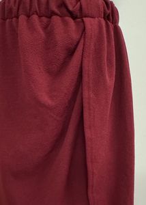 Fancy Maroon Skirt
