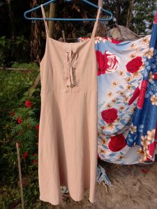 Cute Button-Up Strap Dress with Tee