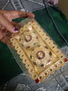 Decorative Pooja Tray