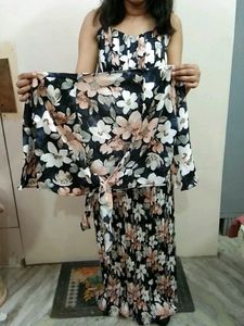 Floral Print Maxi Dress