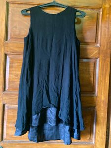 Chic Black Layered Dress