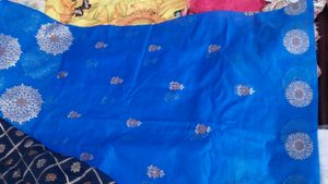 Blue Saree