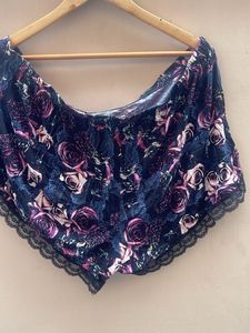 Floral Lace Pajama Shorts