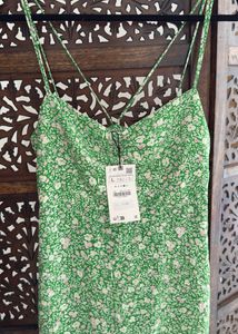 Zara New Celebs Bohemian Floral Midi Dress