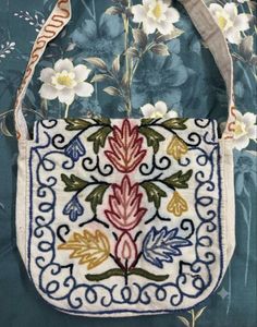 Embroidered Sling Bag