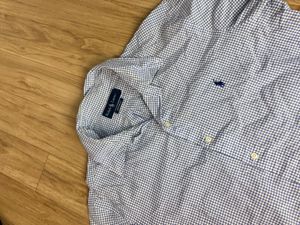 Men's Blue Gingham Check Shirt