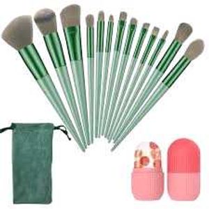 combo : Set of 9 Makeup Brushes + ice roller