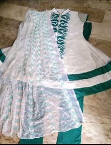 Brand new 3piece embroidery Anarkali pajami dress