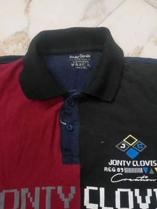 Jonty Clovis Color Block Polo Shirt