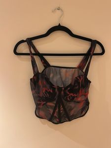 Tie-Dye Corset Top