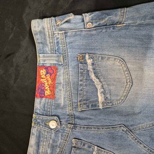 Cute mini  Embellished Denim Skirt y2k whimsical
