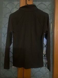 Black Zip Up Cardigan Jacket