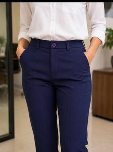 Classic Navy Blue Trousers