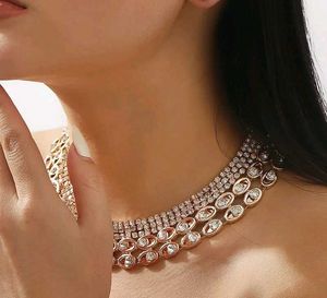 Stunning Rhinestone Choker Necklace