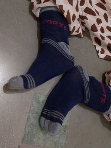 Blue Sports Socks