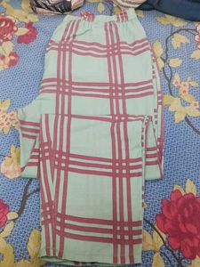 Light green Floral Print Kurta