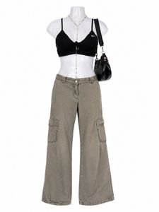 Y2K Cargo Pants & Sports Bra Set