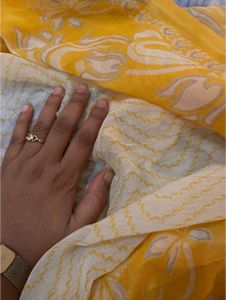 Yellow Floral Kurta Set