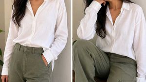 Classic White Button-Up Shirt