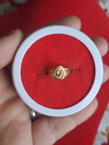 Gold Ring with Star Design for kids